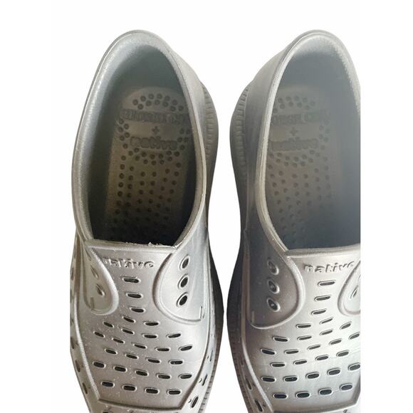 Native X George Cox Black Diano Creeper Slip-On Shoes Size M6 W8 - Picture 8 of 9